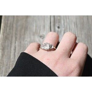Engagement rings, raw diamond ring, raw stone ring, alternative engagement ring,